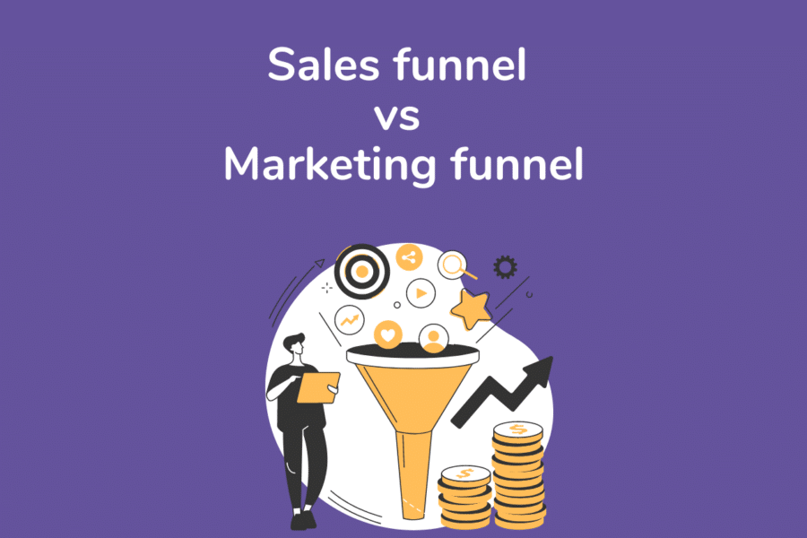 Sales funnel vs marketing funnel
